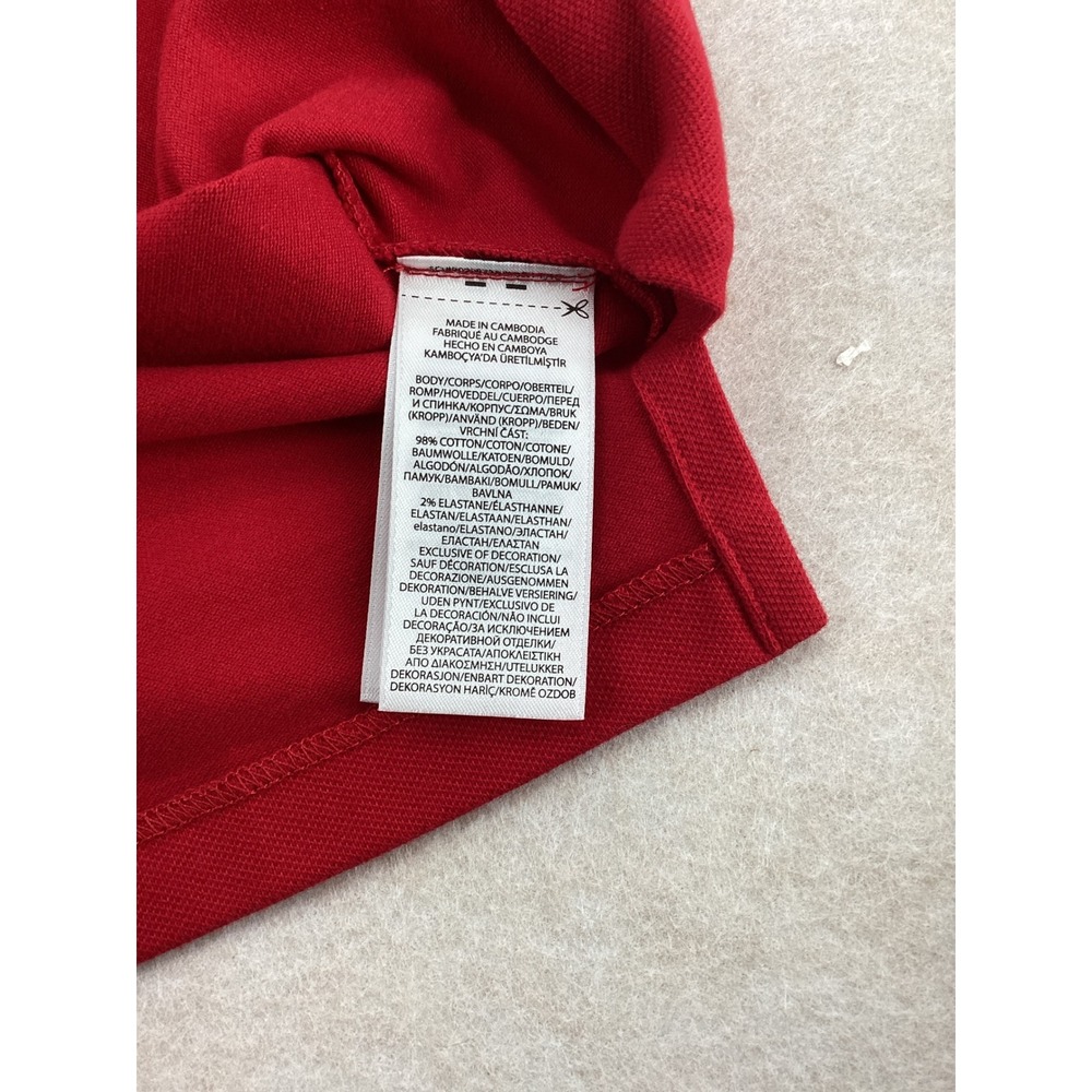 Polo Ralph Lauren Girls Red Polo Bear Stretch Mesh Dress Tennis dress XL 16 New - Picture 5 of 8